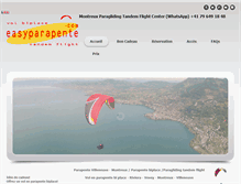 Tablet Screenshot of easyparapente.com